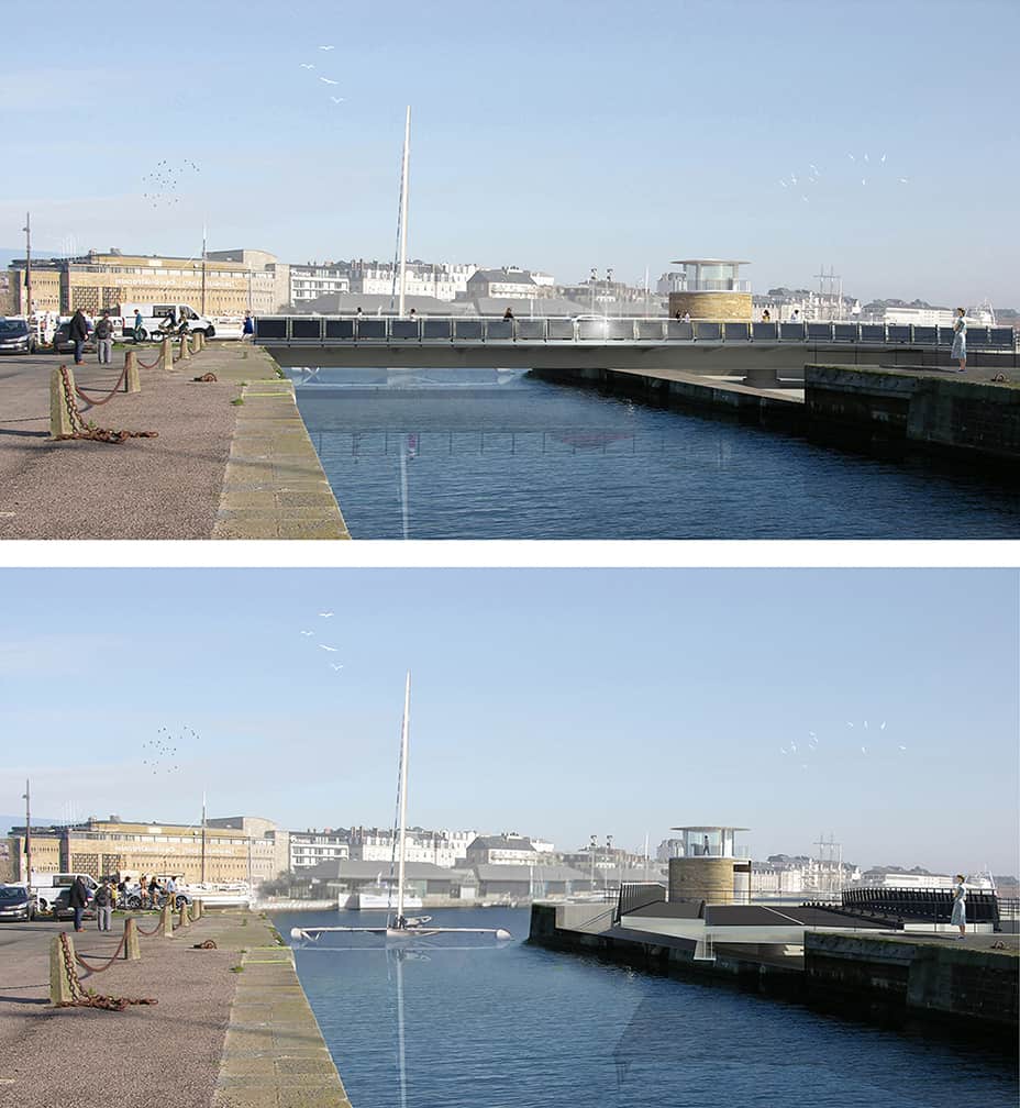 B+M Architecture - Saint-Malo-un pont tournant B+M Architecture - Saint-Malo-un pont tournant
